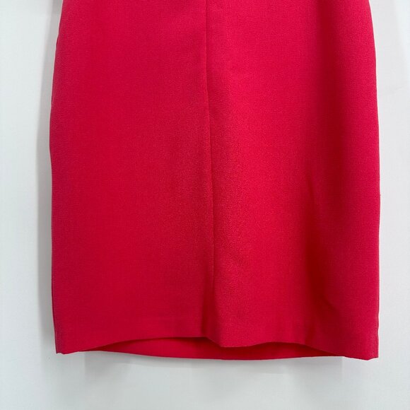 3/$25 Cynthia Rowley Shift Dress 4 Cold Shoulder Flounce Short Sleeves Pink NWT - Picture 9 of 10